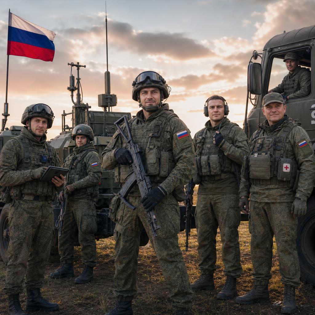 Военнослужащие разных специальностей